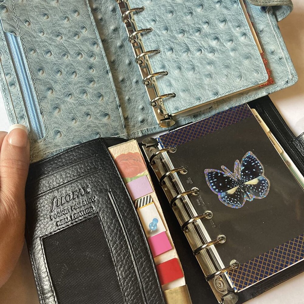Smartfee Leather 6 Ring Wallet Binder Cash Budget Friendly - Picture 11 of 14